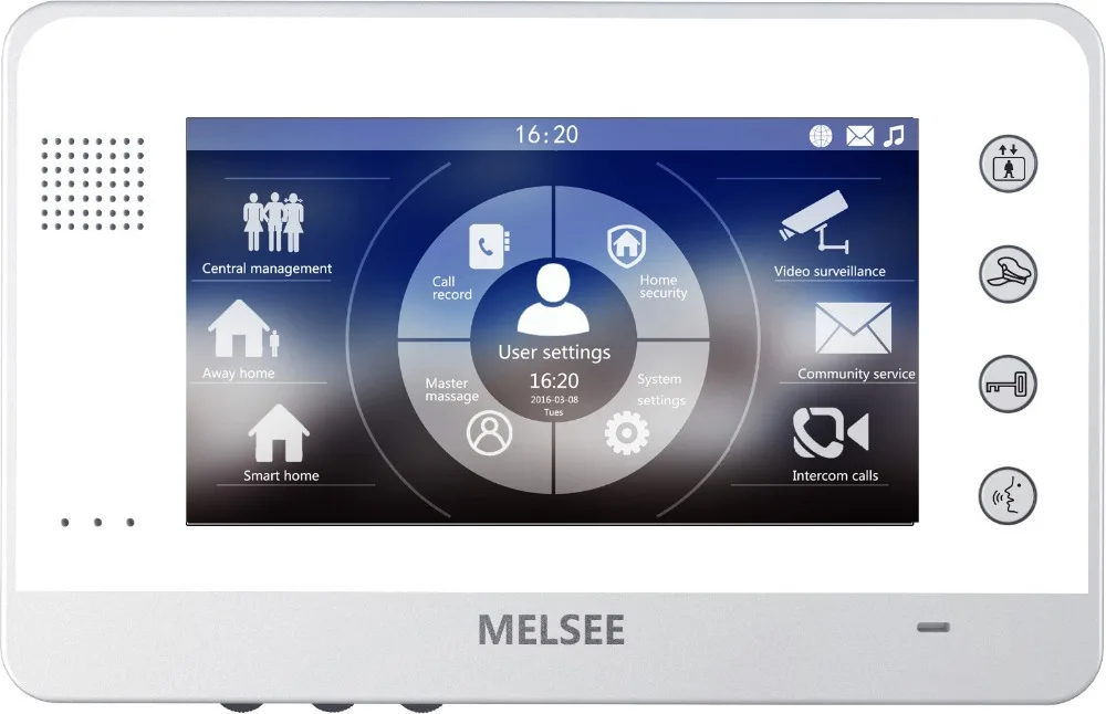 Цифровой видеодомофон melsee tcp ip/видеодомофон для квартирной системы