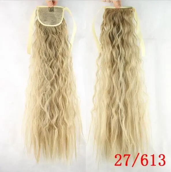 
Wholesale price factory hair extension synthetic hair wigs High temperature fiber Ponytail curly hair 