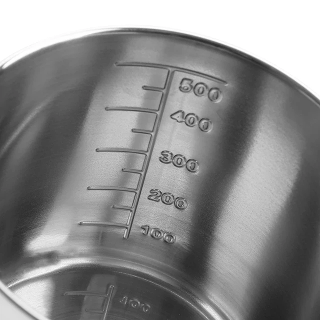 
304 stainless steel cup with measuring scale Measuring cup 