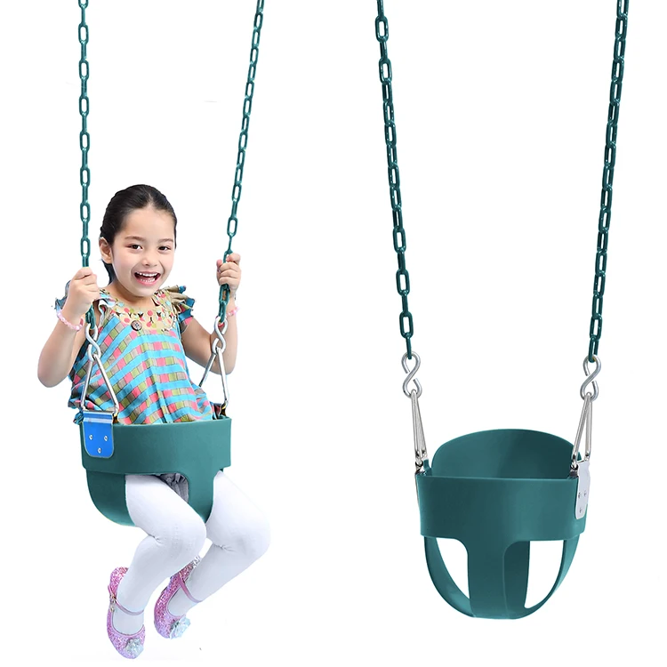 EVA outdoor plastic baby toddler bucket swing