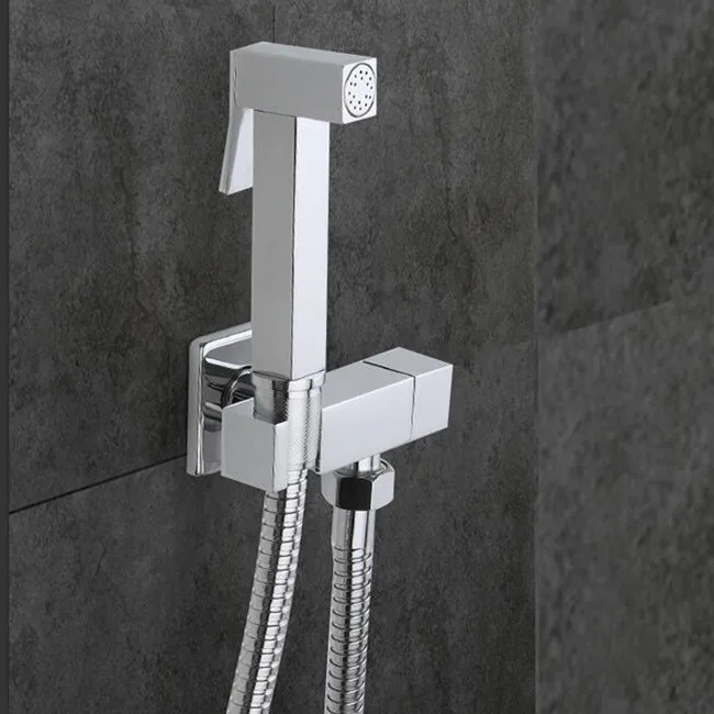 Frap Brass Bathroom Square Bidet Faucets Hand Shower Set Muslim Faucet F7502