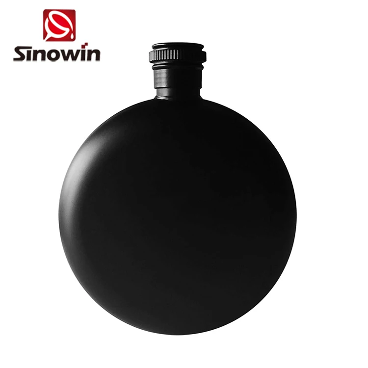 Small Mini Gifts Customized Color Stainless Steel Mini Round Shape Hip Flask