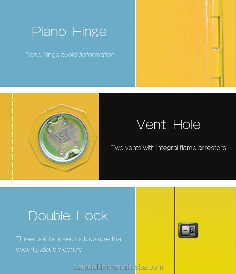 Golden Knight  22Gal chemical storage cabinet, flammable chemistry safety storage cabinet used in lab