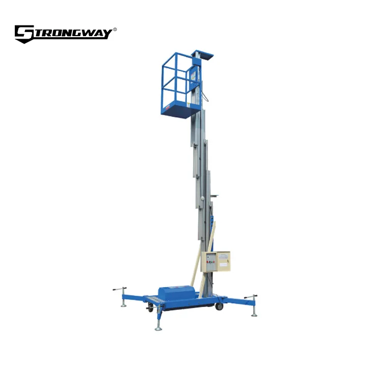 9meters hight portable vertical mast lift for sale