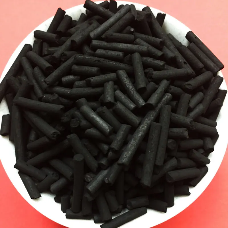 Coal and wood based pellet activated carbon for NH3 removal