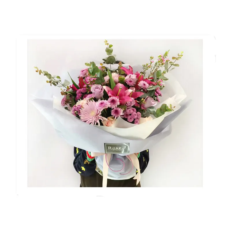 
28 colors waterproof pure mist Fog paper Flower Wrapping Gift Paper Bouquet Wrapping 