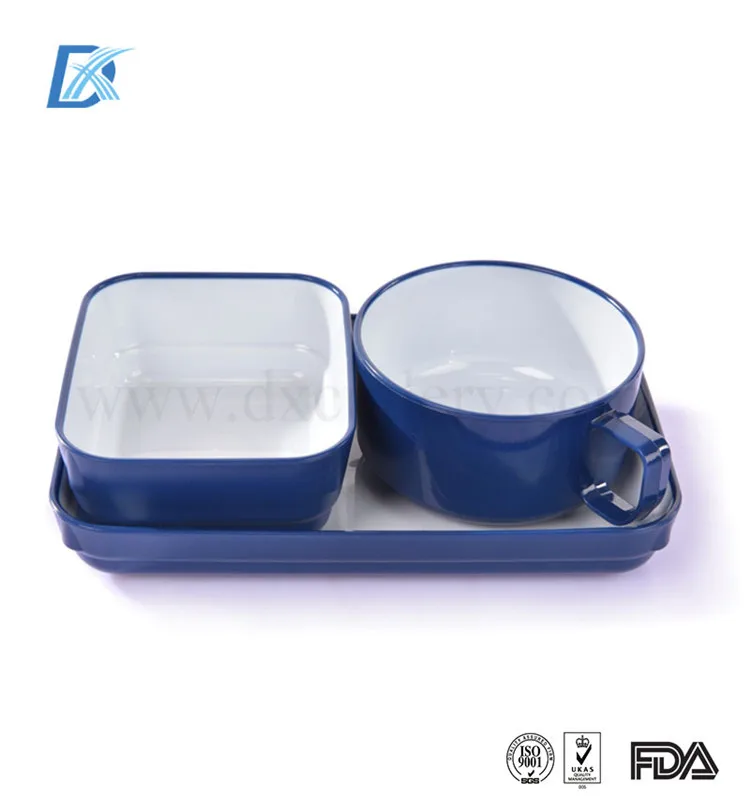 Высокого класса ABS Двойной Цвет Многоразовые Пластиковые Авиации Посуда