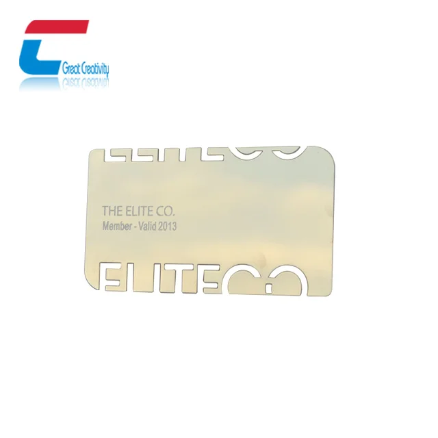 Stainless Steel Business Cards Laser Cut Metal Cards Engraved Metal Business Cards