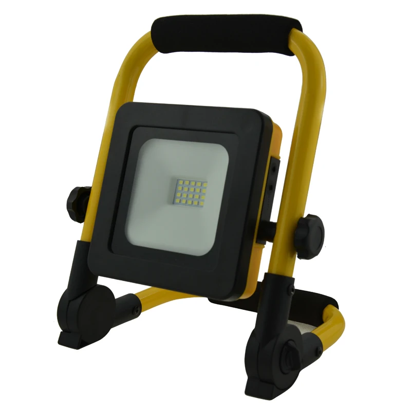 
TUV GS approval slim ip65 waterproof outdoor foldable 10W 20W rechargeable led flood light Lamp 