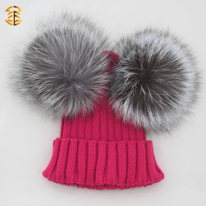 Заводская цена grnuine Fox Пом Зима забавная шапка с волос