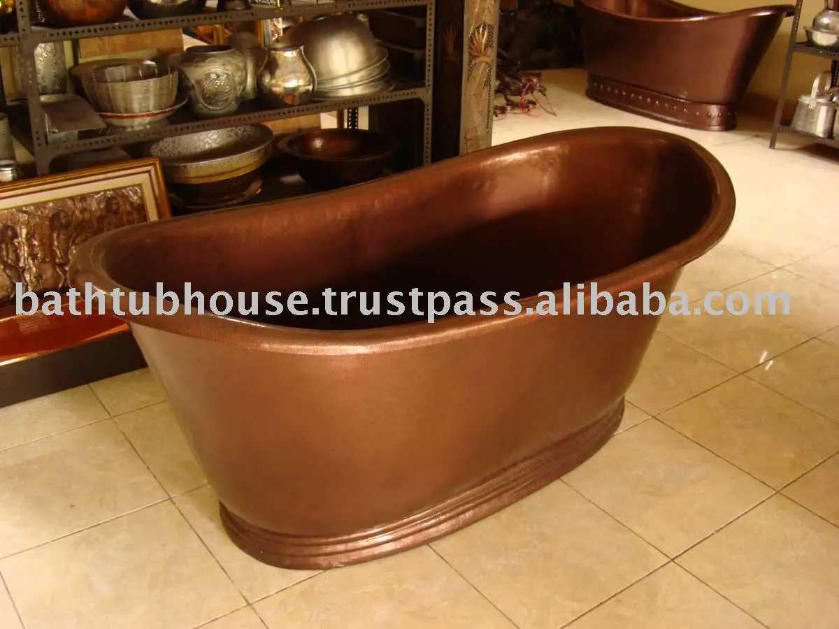 Антиквариат медь ванна