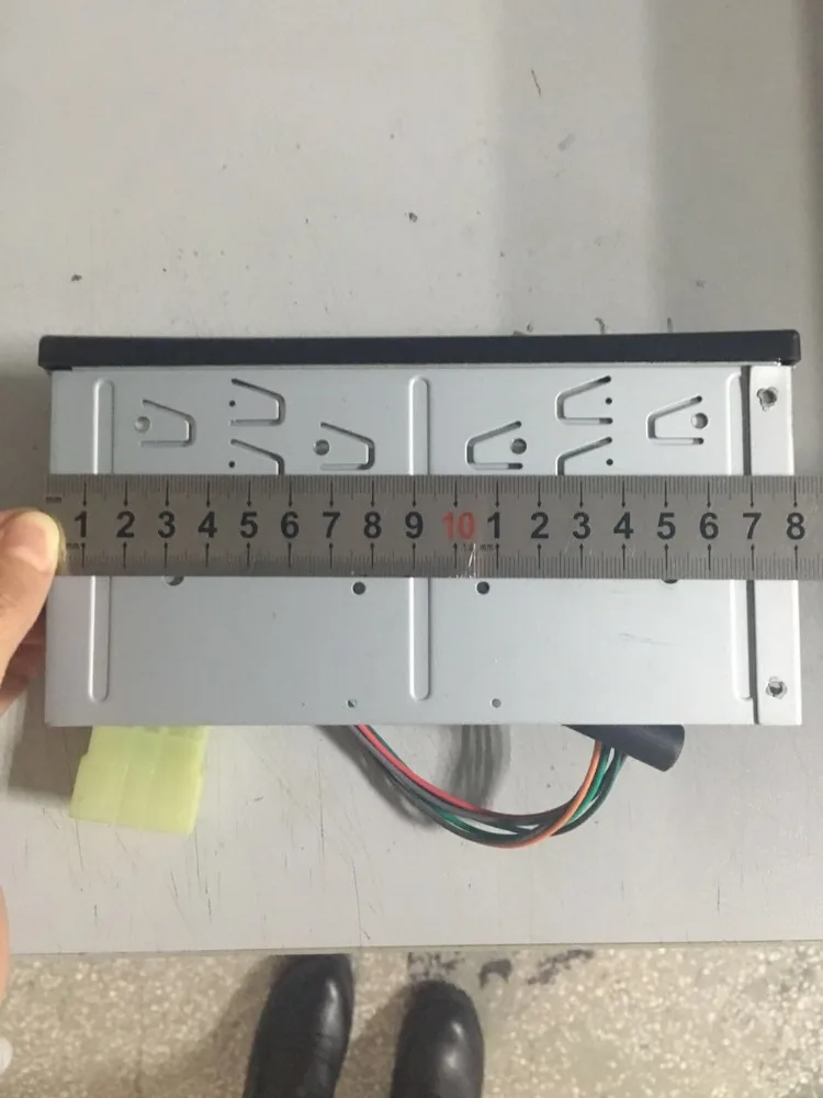 HIDAKA Metal Excavator Car Radio Sleeve Case TV station equipment