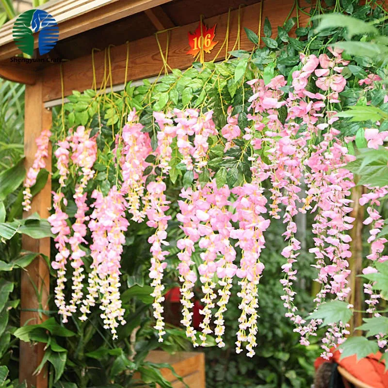 
China suppliers wisteria flower plant for roof decoration 