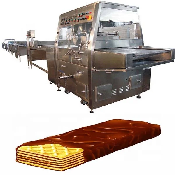 SJP600 Engineer available chocolate enrobing/coating machine/caramel coating machine chocolate making machine