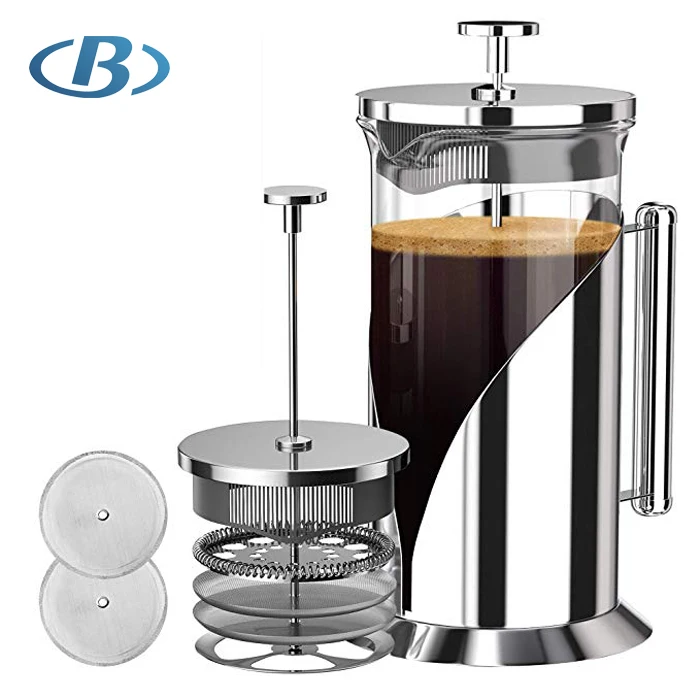 Super Quality Glass French Press Coffee Tea Maker