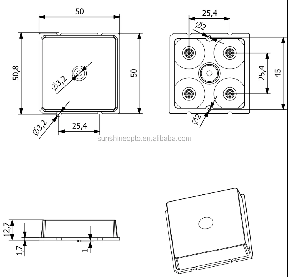 Narrow Beam 10 degree led linear lens
