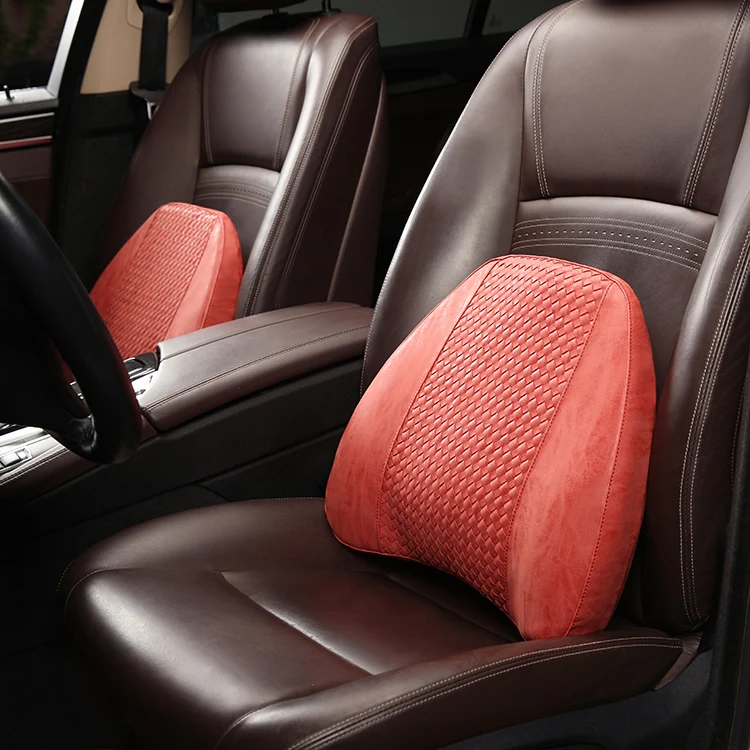 
Stylish comfortable ergonomic auto lumbar support seat back car pillow 