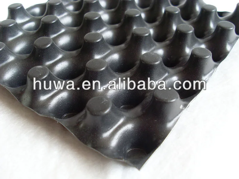 
lightweight building construction materials plastic board membrane cavity green roof drainage sheet 