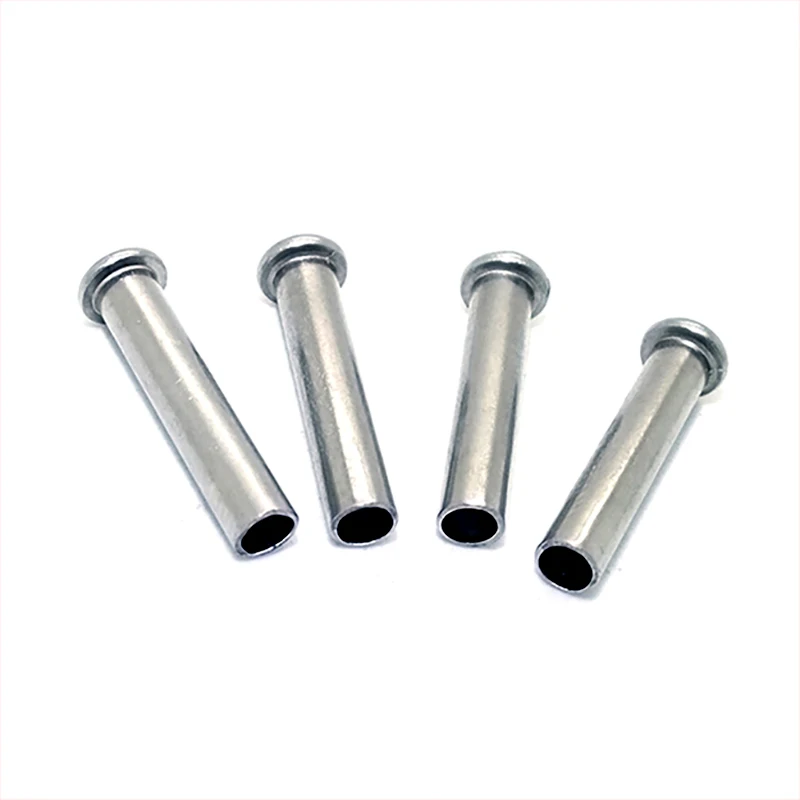 China High Strength Solid Pin Rivet Head Countersunk Head Stainless Steel Semi Hollow Tubular Rivets
