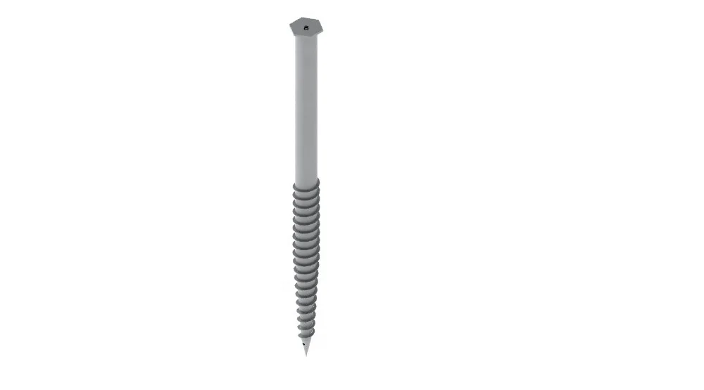 Solar Ground Mount Hot Dip Galvanized Ground Screw Anchors
