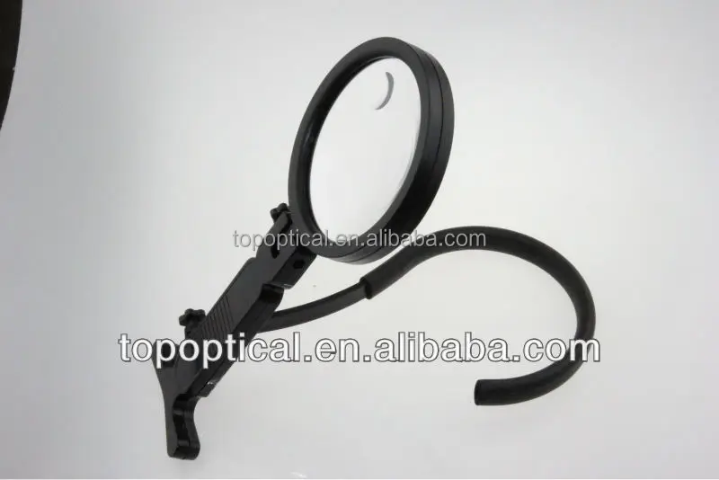 Good Quality suspension hand free embroidery magnifier ,Magnifying Loupe for reading Newspaper