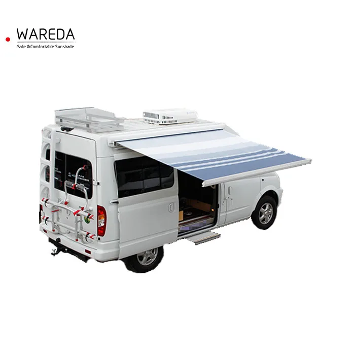 
full cassette UV-resistant manual RV motorhome car awning 