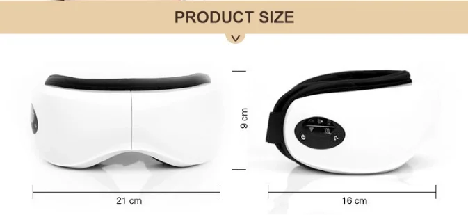 World best selling products eye care massager with music and heat compression glasses massage