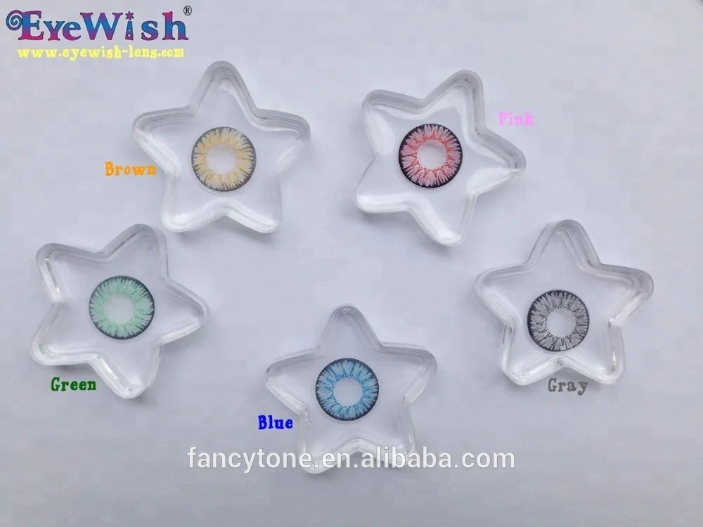 Оптовая продажа с фабрики низкая цена новейшие цветные косметические контактные линзы