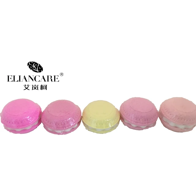 Color Macaroon Bath Fizzer/Bomb OEM Fizzy Bath Bomb