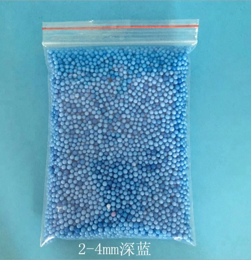 Rainbow Assorted Colors Mini Foam Balls Beads Styrofoam Filler Kids Funny Gift Manual DIY Decor Black color