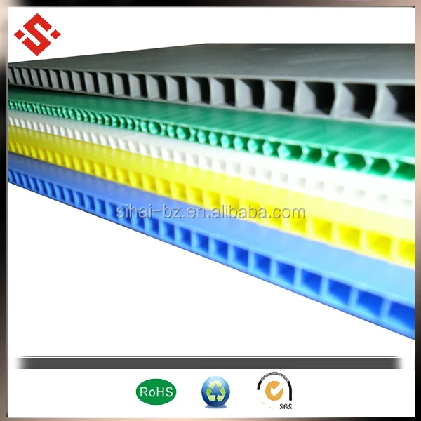 
3mm 5mm printing polypropylene pp plastic core flu core flute 