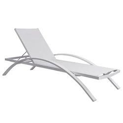 Waterproof Outdoor Swimming Pool Chair Garden Beach Aluminum Sunbed Lounger