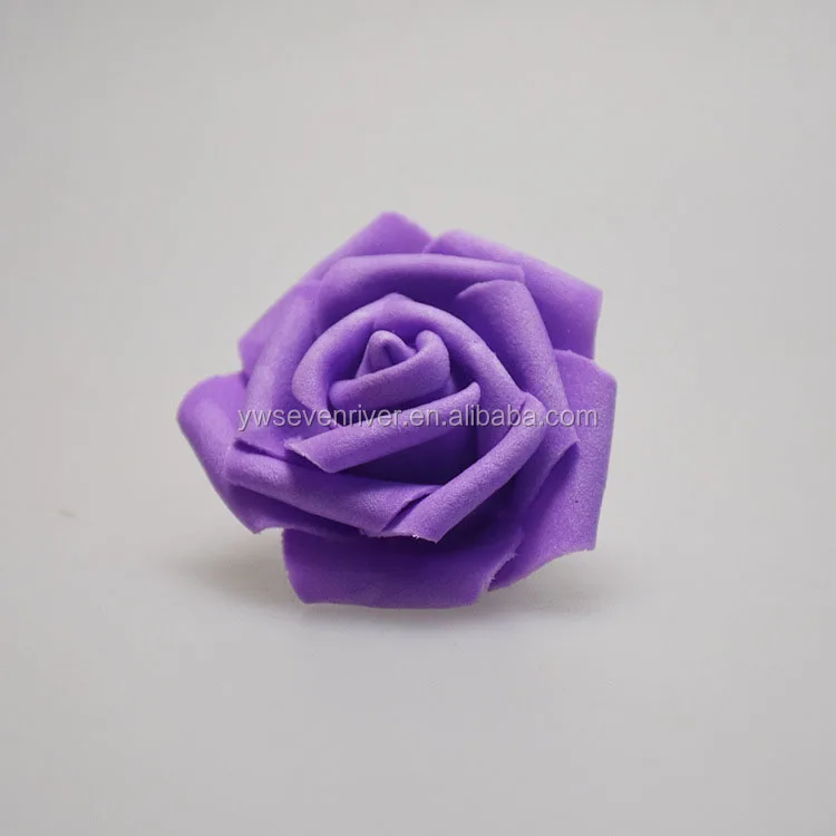 Wholesale 6 cm rose flower head PE foam flower for box packing