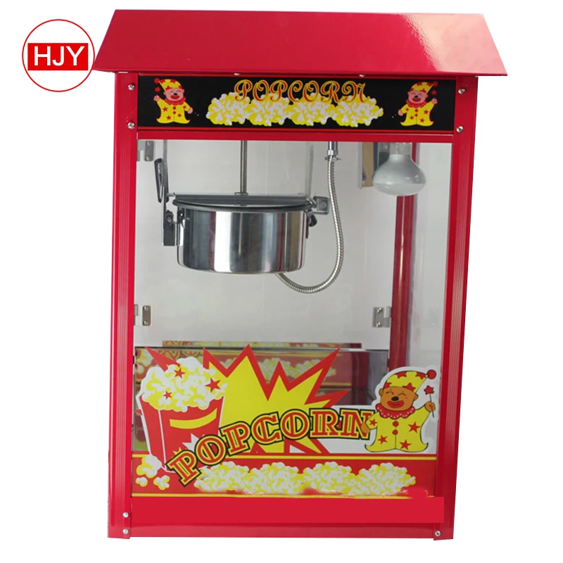 HJY good quality Cinema Popular Hot Sale Wide Output Popcorn Machine mall popcorn