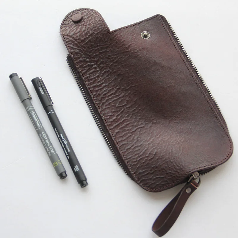 PU personalised roll up pencil case,promotional pencil case with zipper for school