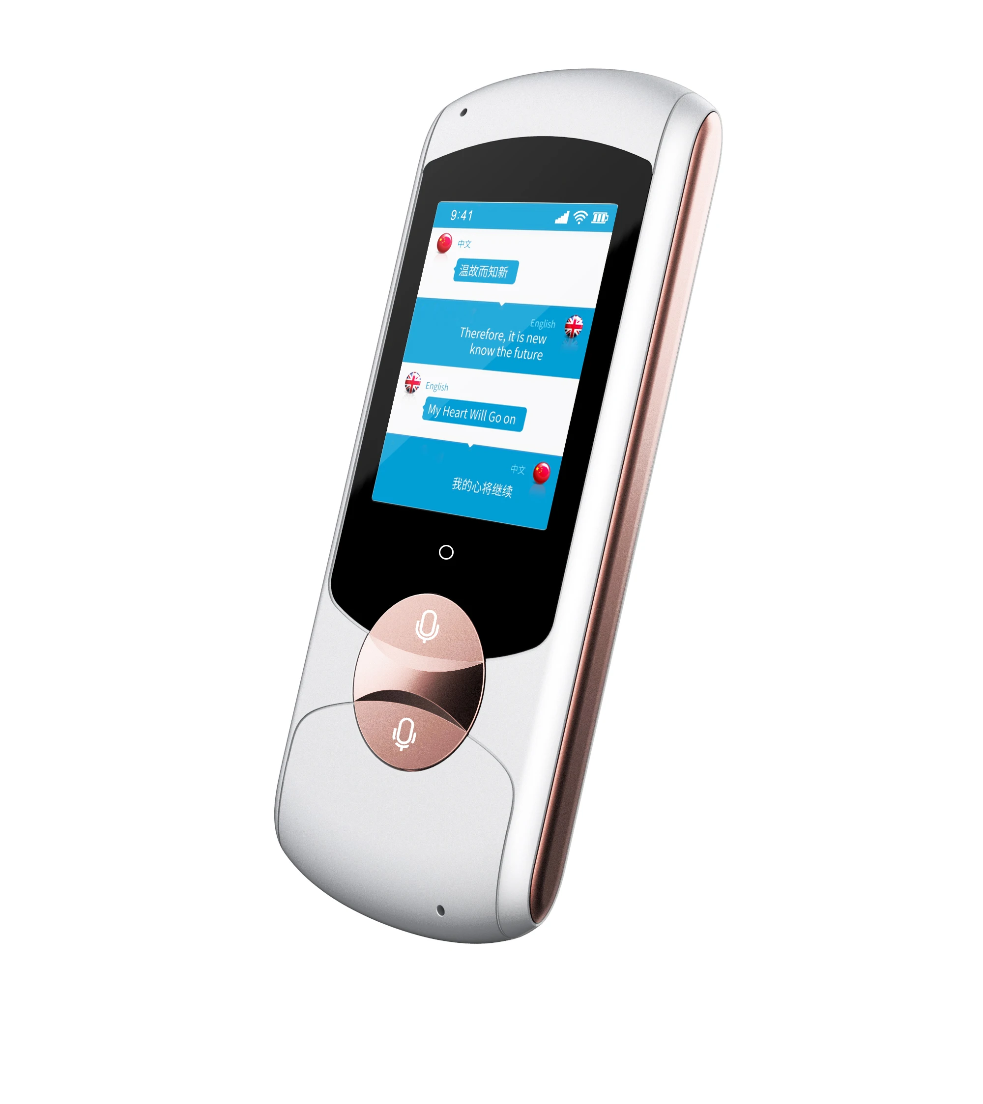Горячая Распродажа Trending 2019 одновременный портативный карманный голосовой переводчик поддержка 41 язык с WIFI