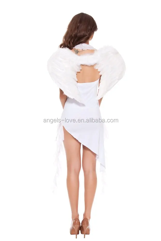 Wholesale lady sexy adult costume angel wings cheap angel wings costume