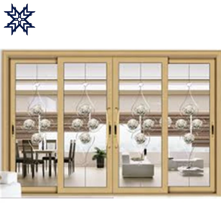 FRP PU polyurethane fiberglass sound proof double glass sliding door