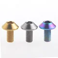 1pcs M6x12mm Titanium Ti Motorcycle M6 12mm Allen Button Head Bolts Finish Ccyling Screws