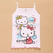 Free shipping 3pcs lot 2016 Girls Tanks Children Vest Beach Clothing Baby Girl Summer Wear Tops
