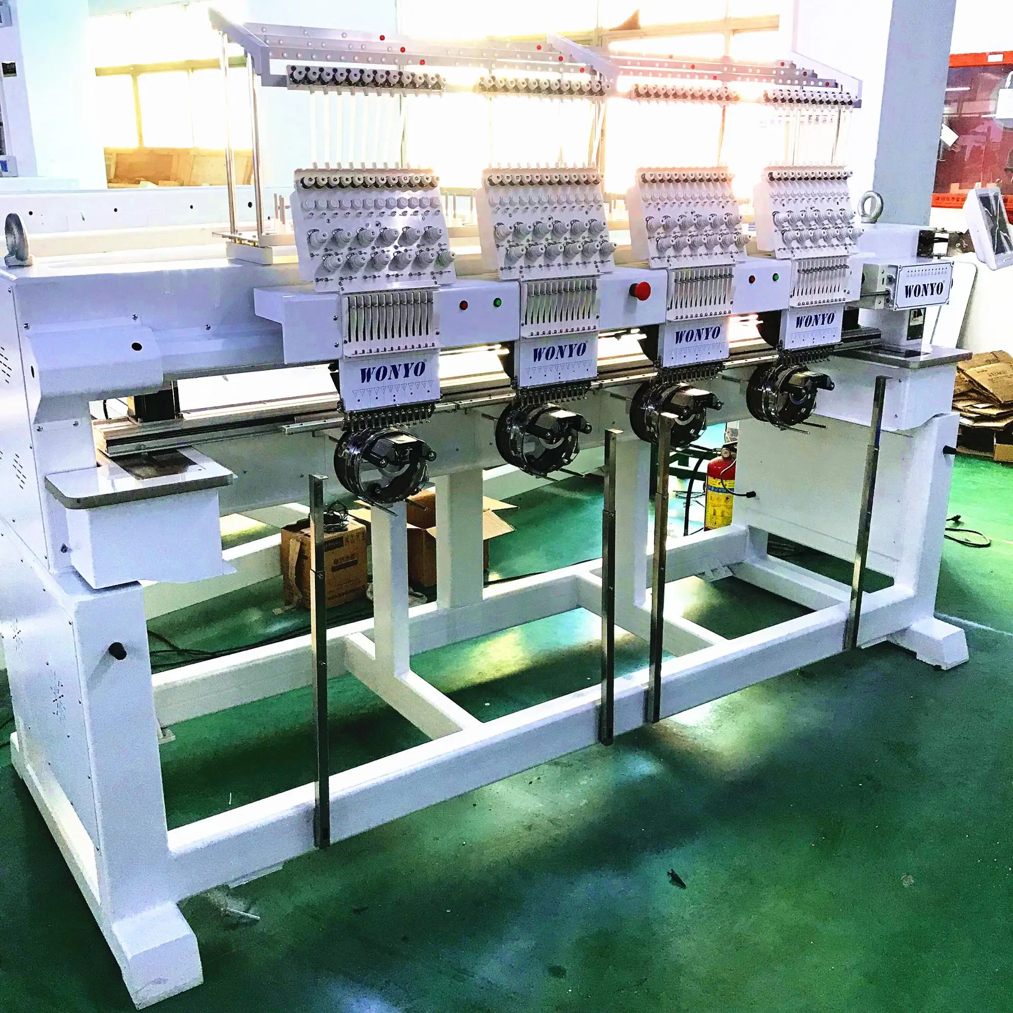 Wonyo 4 head computerized zsk embroidery machine in China