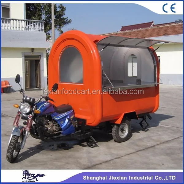 JX-FR220i Food trailer caravan/ Buffet car / Popcorn food truck business for sale