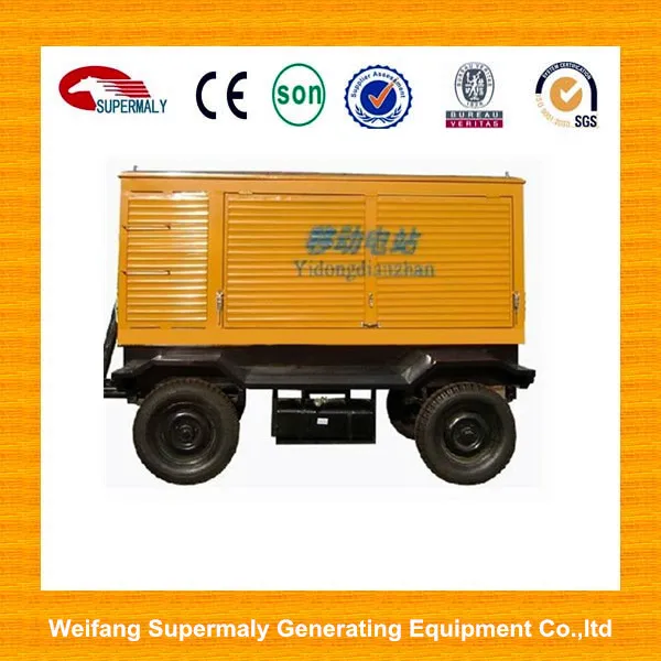 Three-phrase/single-phrase with factory price Chinese diesel chassis generators with good quality and CE certificate in China!
