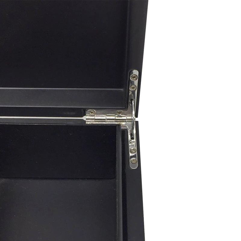 High quality MDF black color wooden tea box