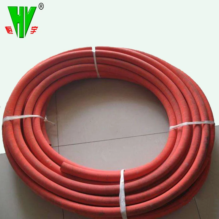 Black high pressure hydraulic steam hose