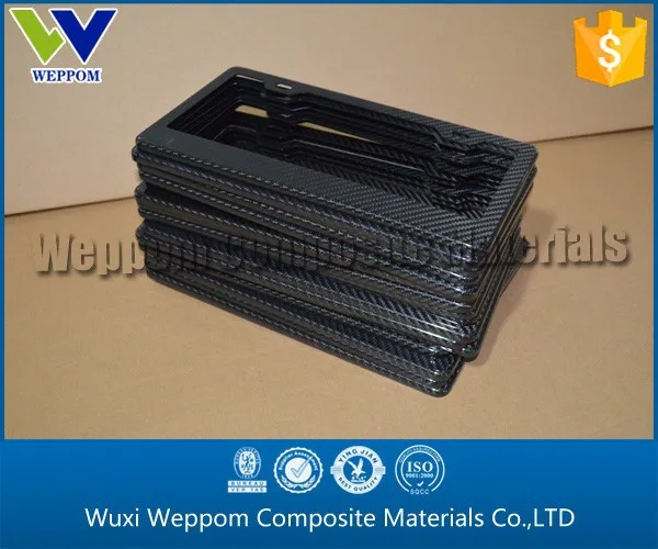 Absolute Cost Price!!! Carbon Fiber License Plate Frame From Gold Supplier