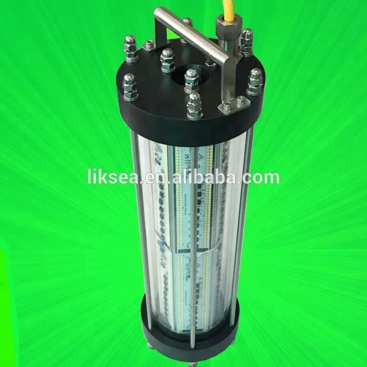 IP68 underwater fishing lure night boat submarine green RGB fishing bait squid fishing light