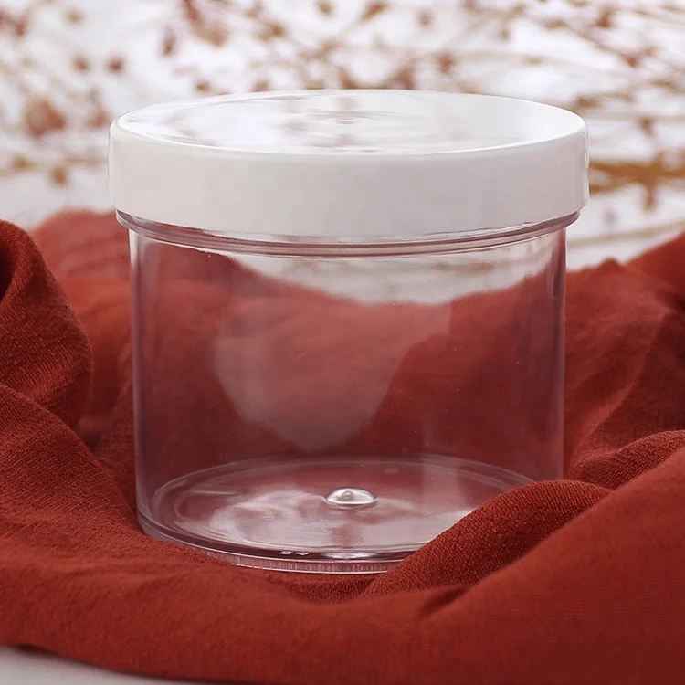 High quality Slime Jars 2oz Clear Containers For All Your Glue Putty Making Storage Slime Jars tree storage jar christmas