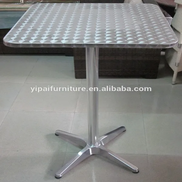 square stainless steel foldable dining table designs,folding dining table YT2