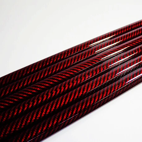 Pure Carbon Fiber Slanting Stripe Tube Twill Tube /Pipes For Professional Multicopter Quadcopter/Hexacopter/Octocopter